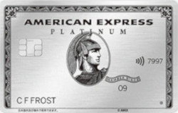 アメリカン・エキスプレス・プラチナ・カードの券面