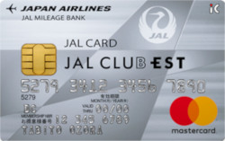 JAL普通カードのJAL CLUB EST