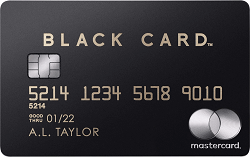 Mastercard Black Card券面