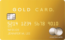 Mastercard Gold Card券面
