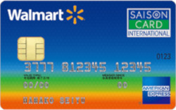 ウォルマートカード セゾン・アメリカン・エキスプレス・カードの券面